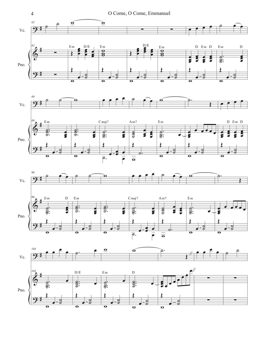 O Come, O Come, Emmanuel (with 