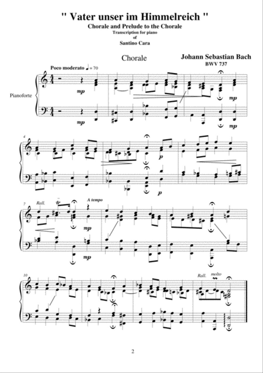 J.S.Bach - Chorales - Transcriptions for piano Piano Solo scores gallery preview page 2