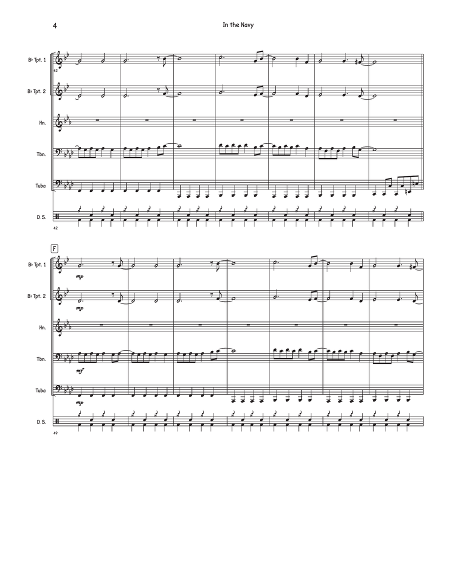 In The Navy Horn scores gallery preview page 4