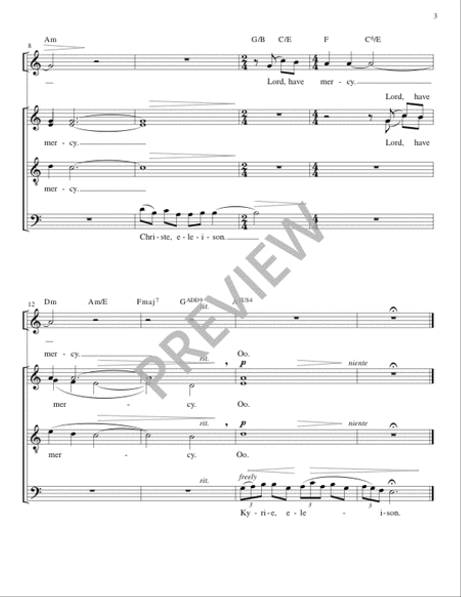 Mass from Age to Age - Guitar edition Guitar scores gallery preview page 4