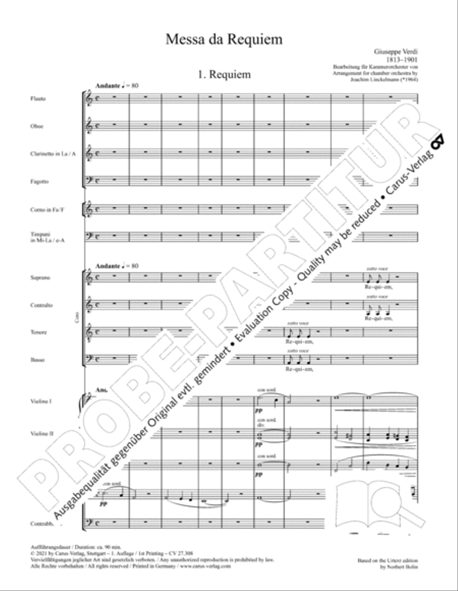 Messa da Requiem 4-Part scores gallery preview page 7
