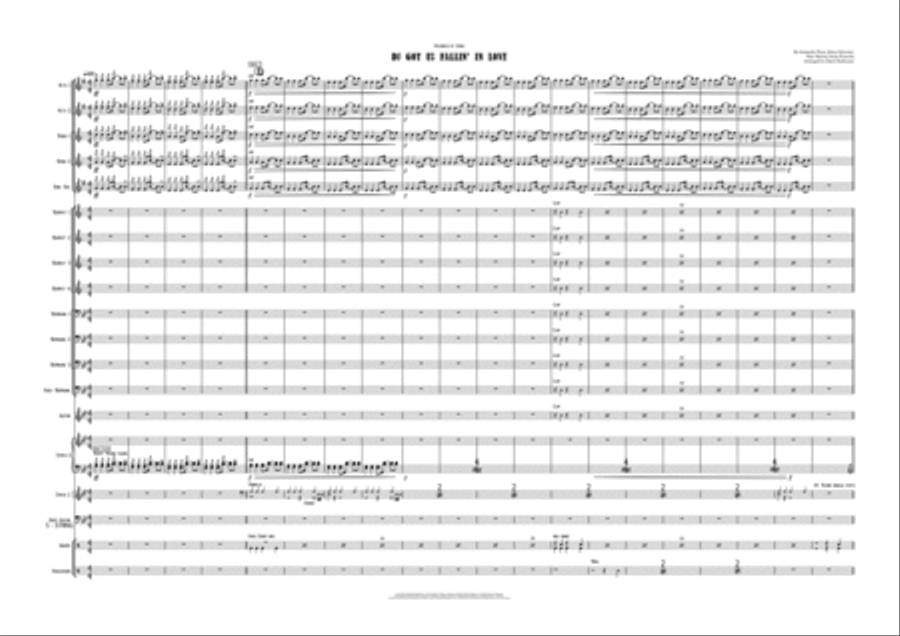 Dj Got Us Fallin' In Love Saxophone scores gallery preview page 1