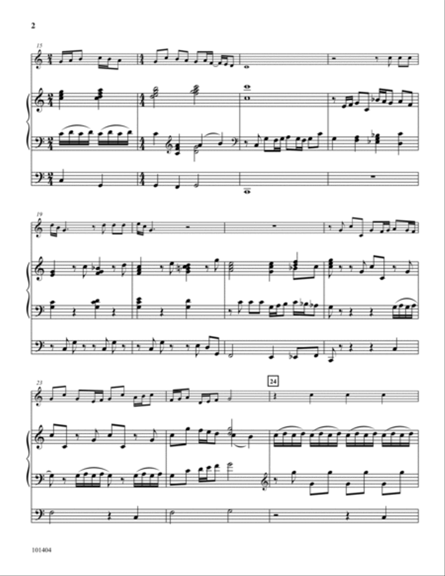 A Mighty Fortress Trumpet Solo scores gallery preview page 2