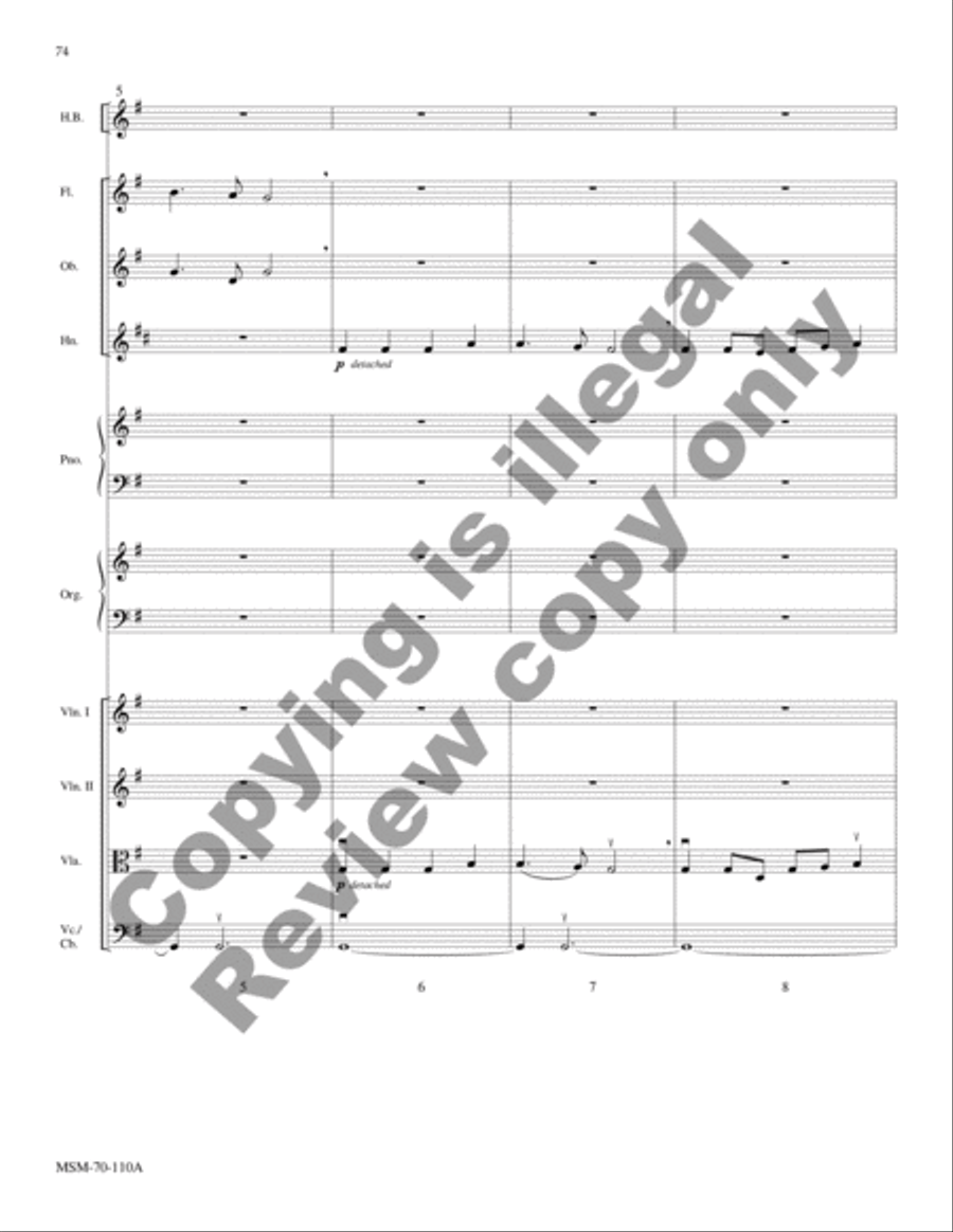A Carol Suite (Chamber Orchestra Score) Choir scores gallery preview page 22