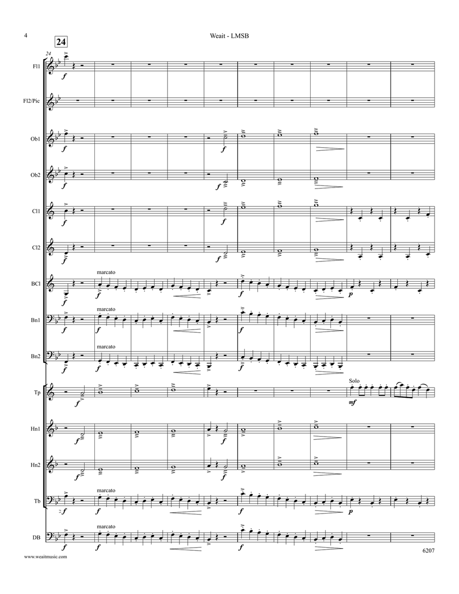 Little March for Small Band (2’21) Concert Band scores gallery preview page 4