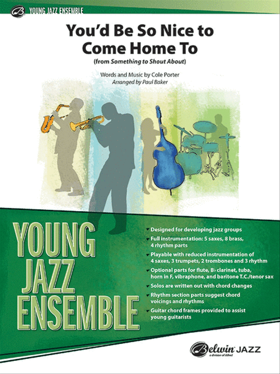 You'd Be So Nice to Come Home To Jazz Ensemble scores gallery preview page 1