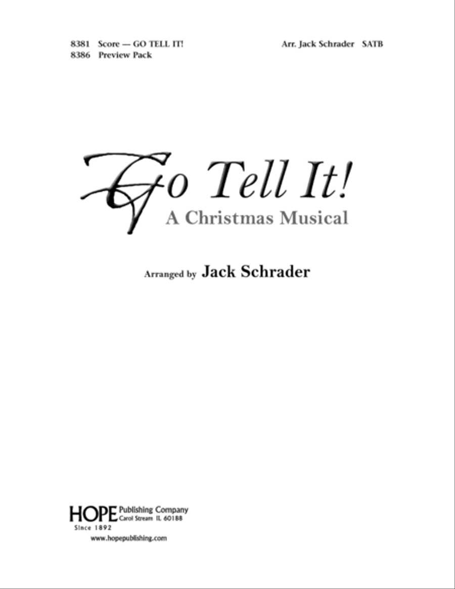 Go Tell It 4-Part scores gallery preview page 2