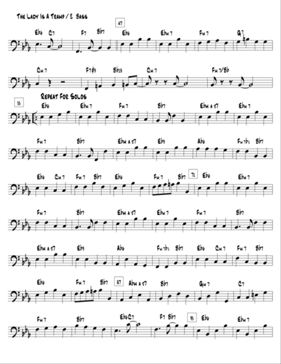 The Lady Is A Tramp The Lady Is A Tramp Small Ensemble scores gallery preview page 6