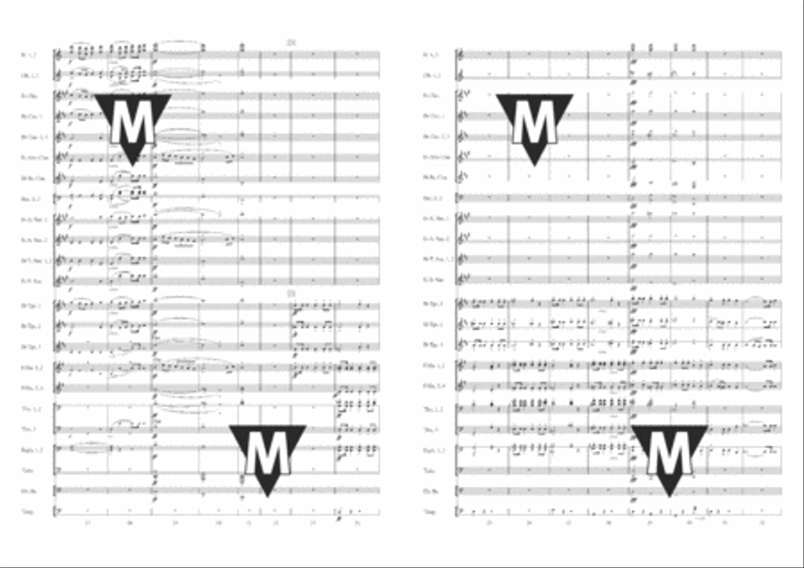 Ecce sacerdos Concert Band scores gallery preview page 3
