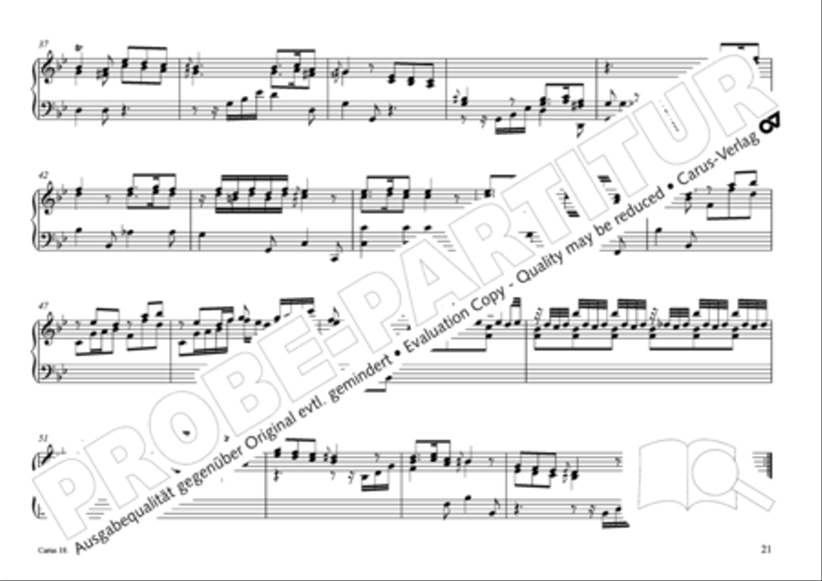 Pastoral music for organ, vol. 2: Germany, Bohemia, Austria, South Tyrol Organ Solo scores gallery preview page 22