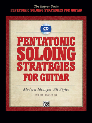 Book cover for Pentatonic Soloing Strategies for Guitar
