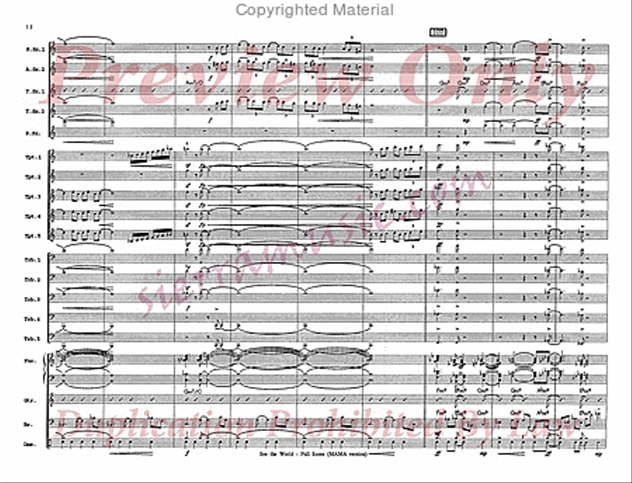 See The World Big Band scores gallery preview page 13