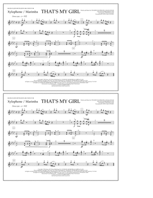That's My Girl - Xylophone/Marimba