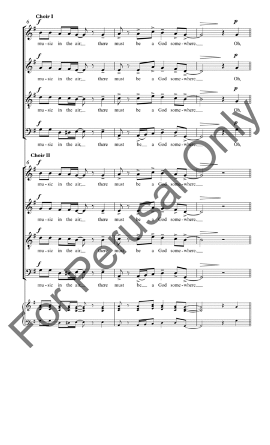 Over My Head Over My Head 4-Part scores gallery preview page 3