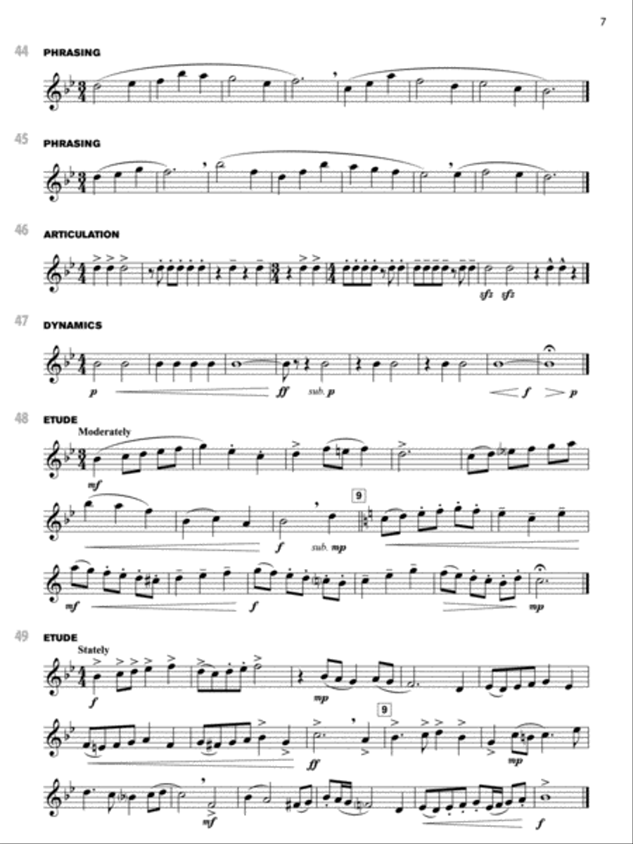Sound Innovations for Concert Band -- Ensemble Development for Intermediate Concert Band Concert Band Methods scores gallery preview page 4