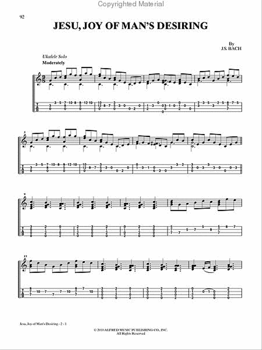 The Big Easy Ukulele Tab Songbook