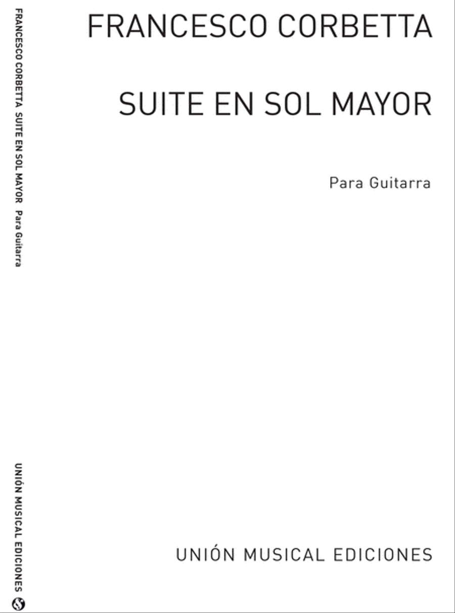 Suite En Sol Mayor Acoustic Guitar scores gallery preview page 1