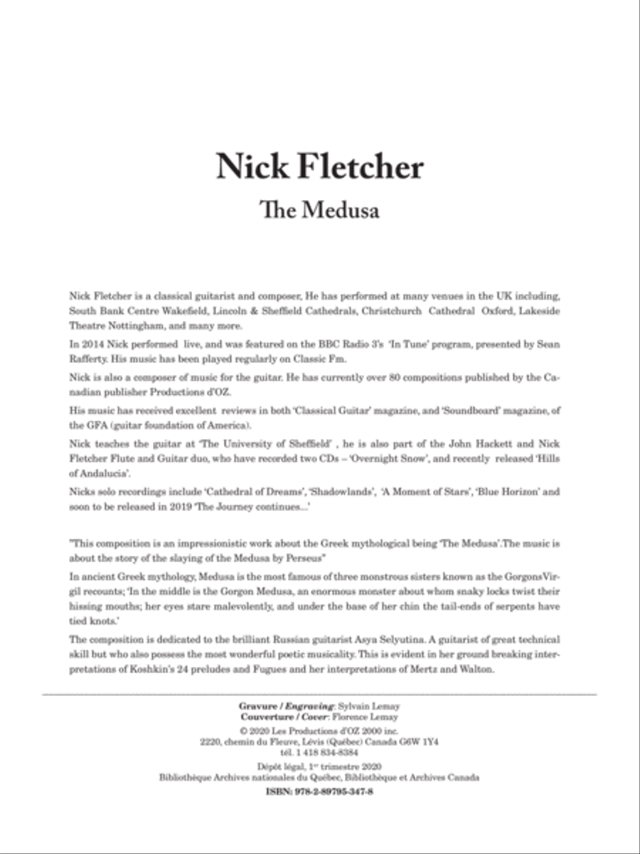 The Medusa The Medusa Classical Guitar scores gallery preview page 2