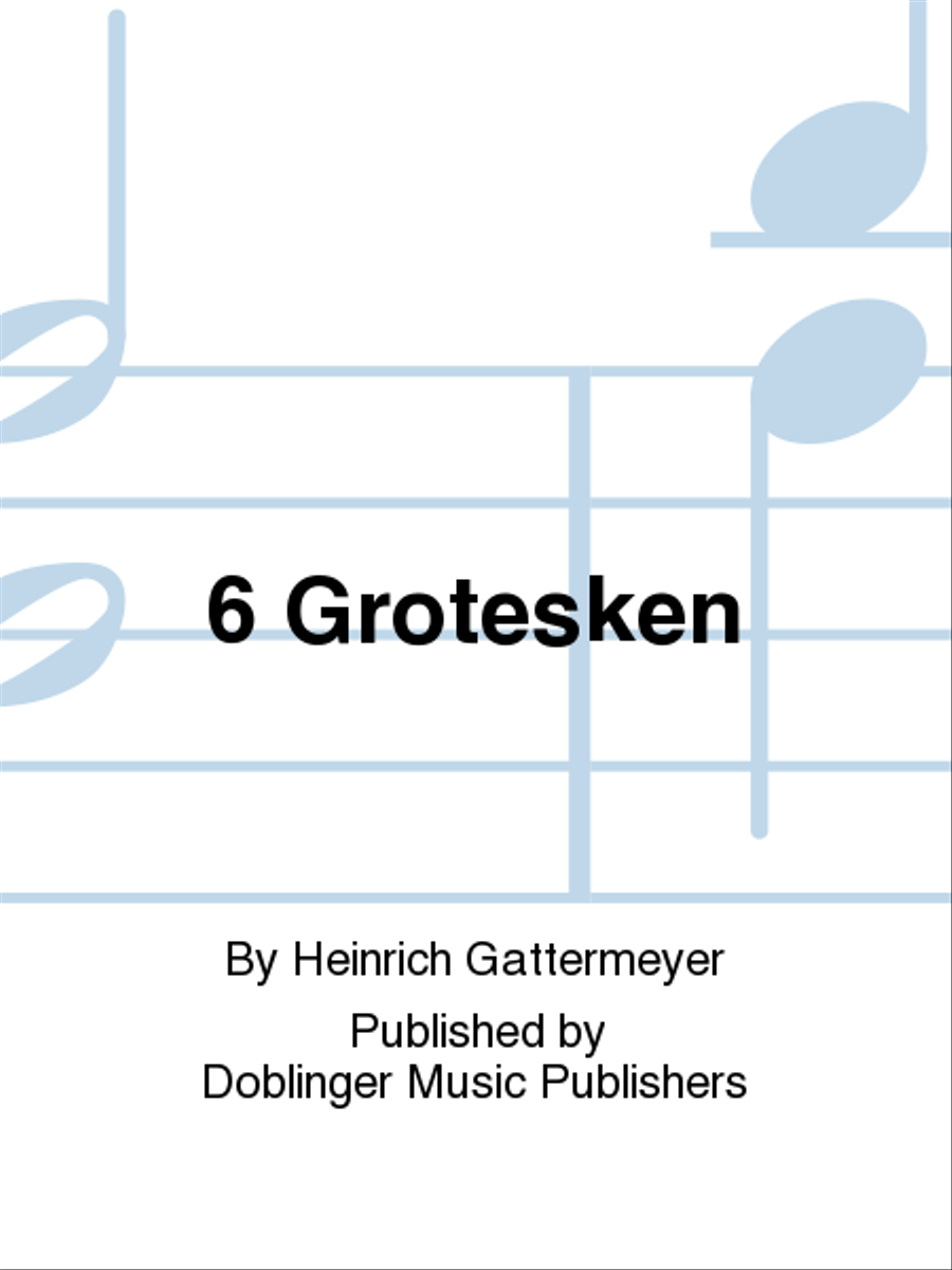 6 Grotesken Viola scores gallery preview page 1