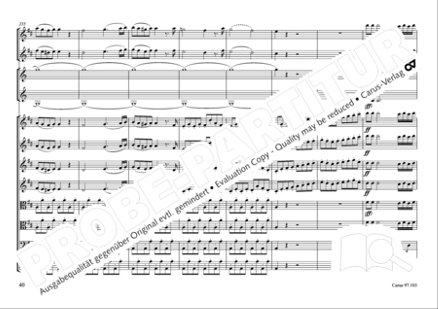 Concertone in D major Horn scores gallery preview page 41