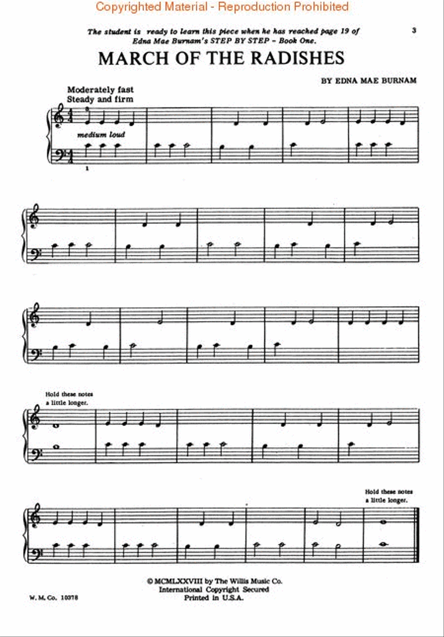 Pieces to Play – Book 1 Piano Method scores gallery preview page 2