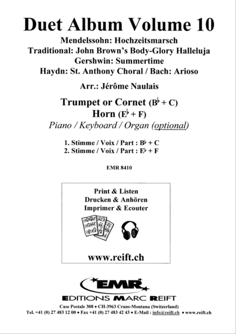 Duet Album Volume 10 Brass Ensemble scores gallery preview page 2