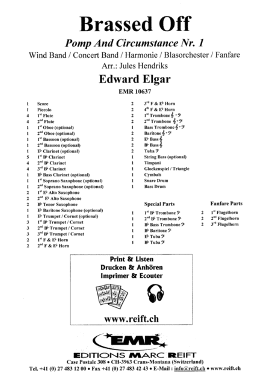 Brassed Off Concert Band scores gallery preview page 2