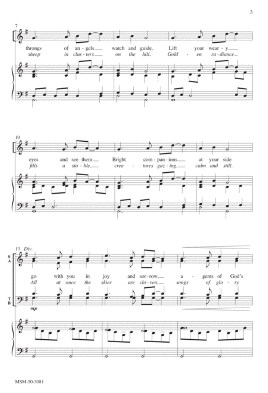 The Gift of Angels 4-Part scores gallery preview page 3
