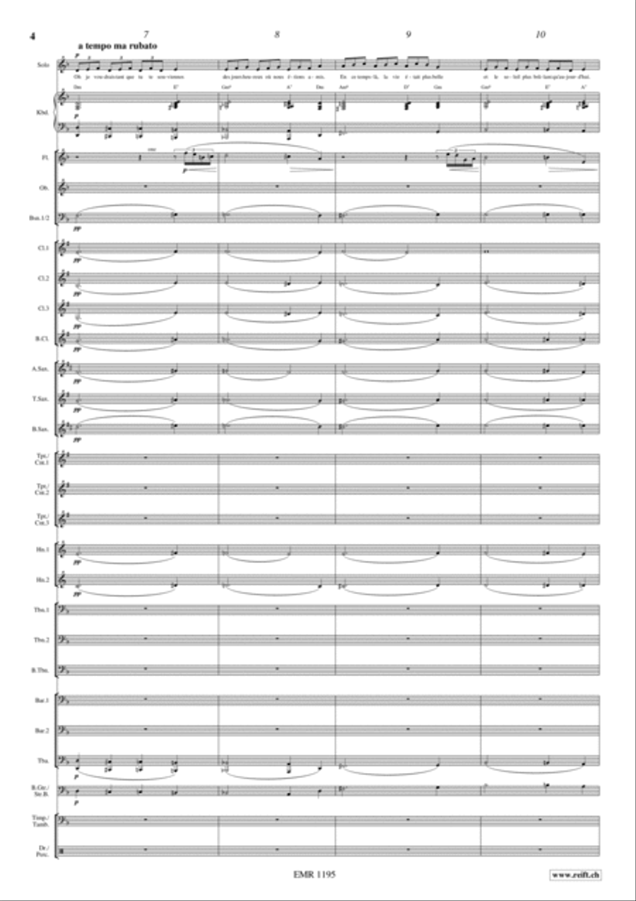Autumn Leaves Concert Band scores gallery preview page 6