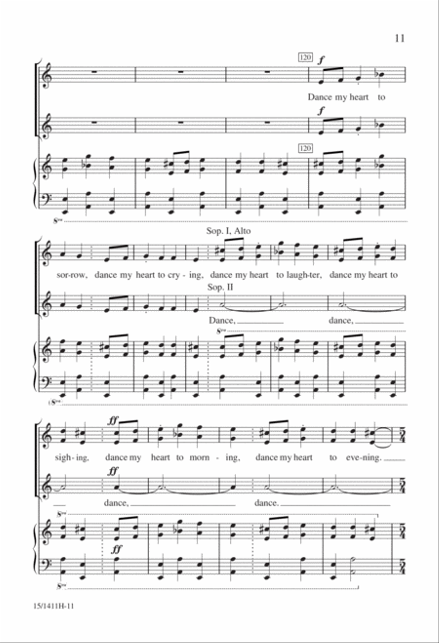 Danza! Danza! SSA scores gallery preview page 11