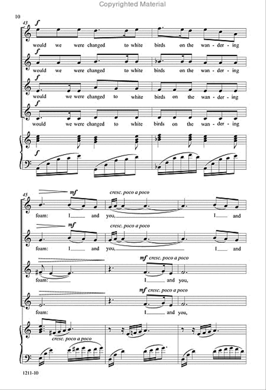 The White Birds - SSAA Octavo SSAA scores gallery preview page 9