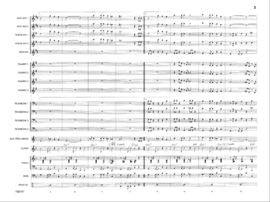 Jingle Bells Jazz Ensemble scores gallery preview page 3