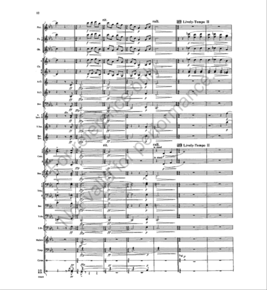Protocol Protocol Concert Band scores gallery preview page 12