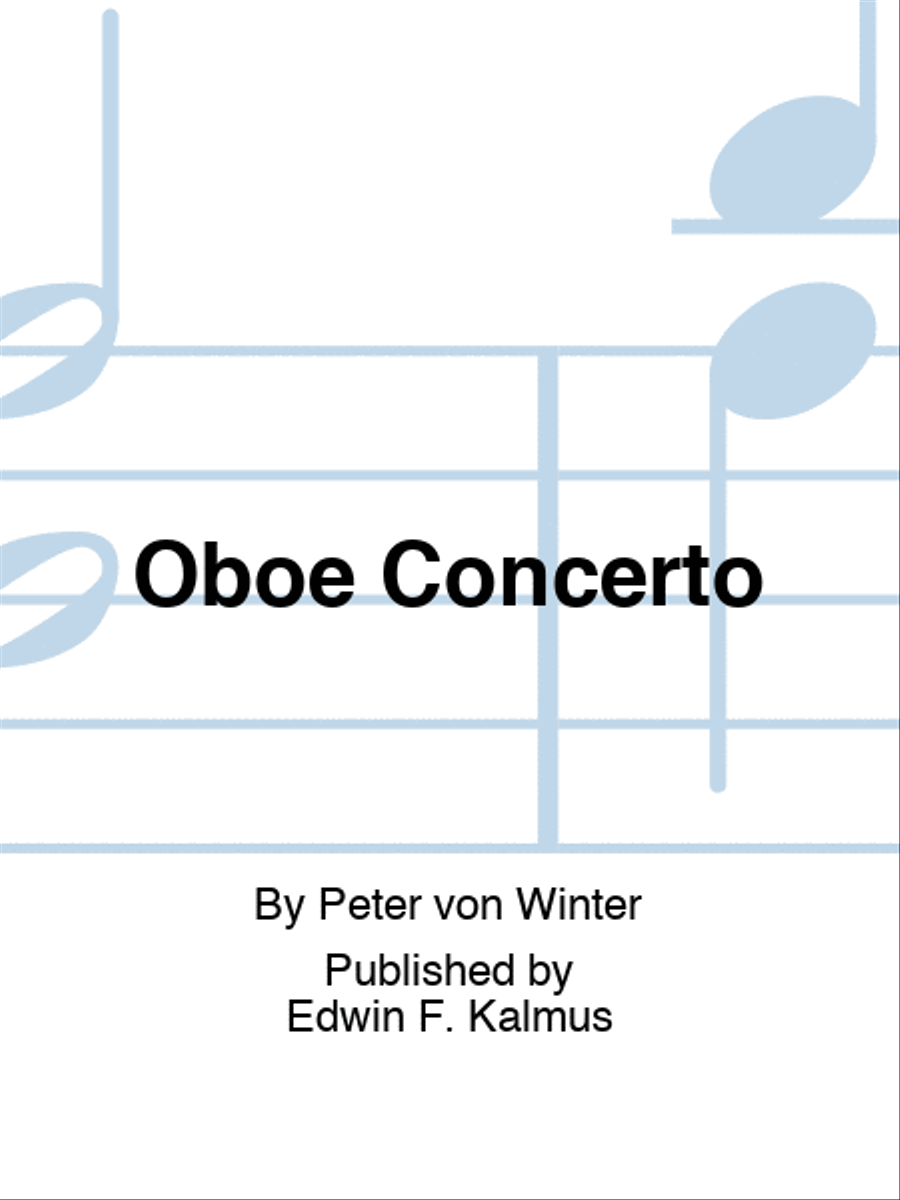 Book cover for Oboe Concerto