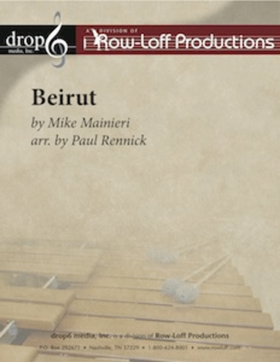 Beirut Percussion Ensemble scores gallery preview page 1