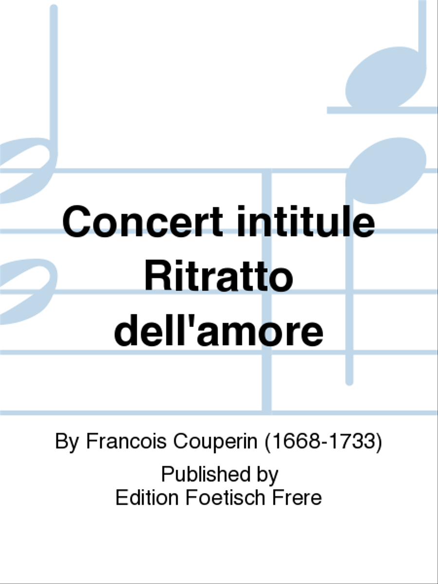 Concert intitule Ritratto dell