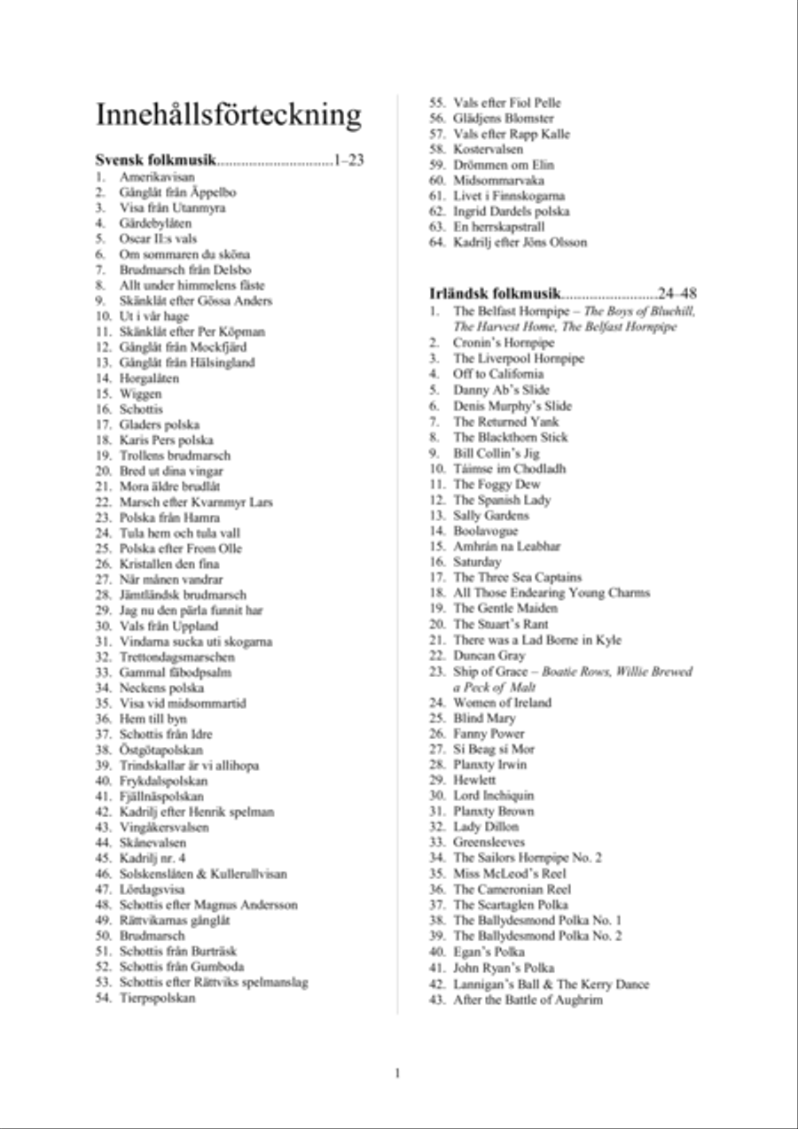 Fredmans låtar, 200+ folk tunes with guitar chords Easy Guitar scores gallery preview page 6