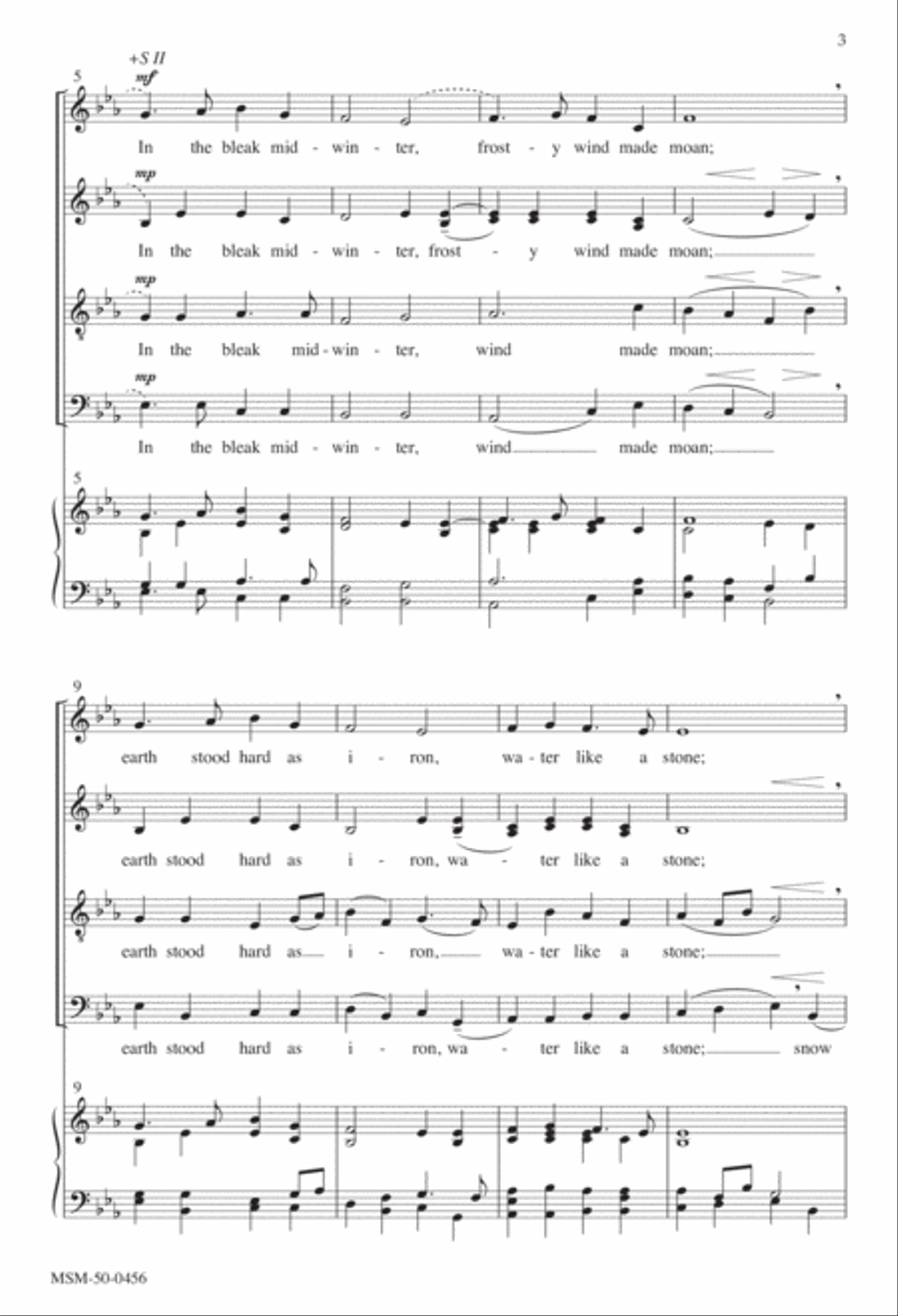 In the Bleak Midwinter In the Bleak Midwinter Divisi scores gallery preview page 2