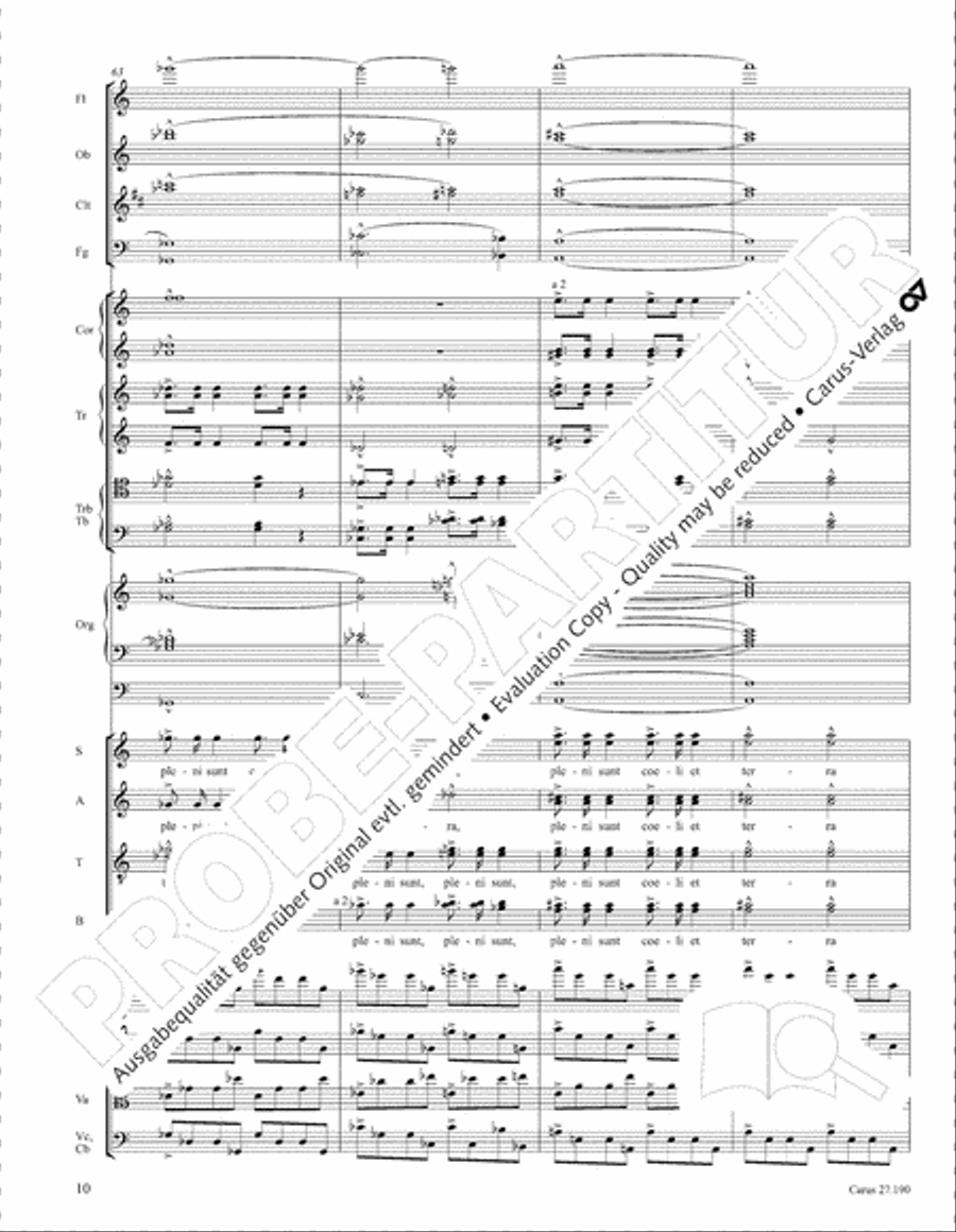 Te Deum 4-Part scores gallery preview page 17