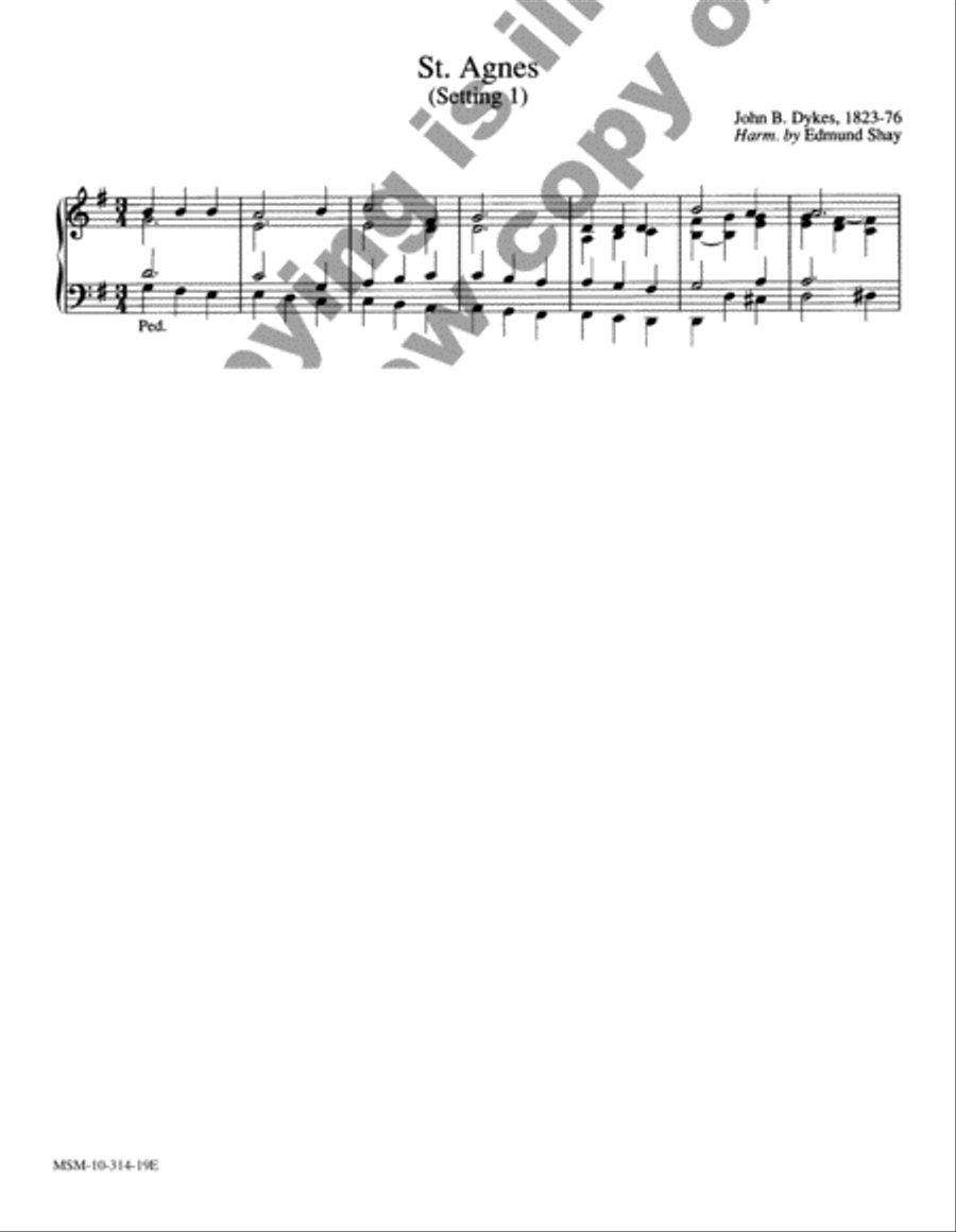 Hymn Harmonizations, Set 3 Organ scores gallery preview page 55