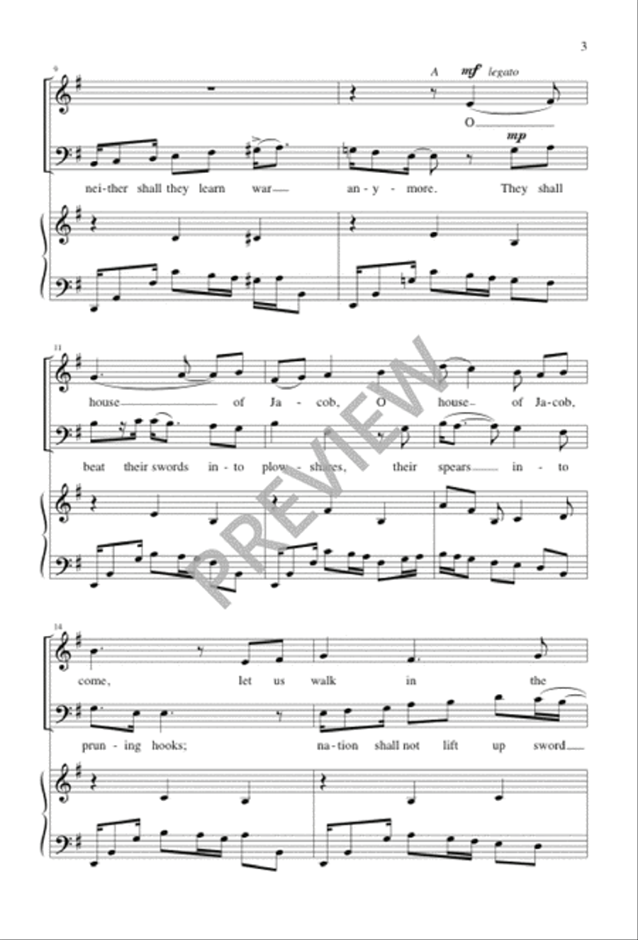 A Vision of Peace 3-Part scores gallery preview page 3