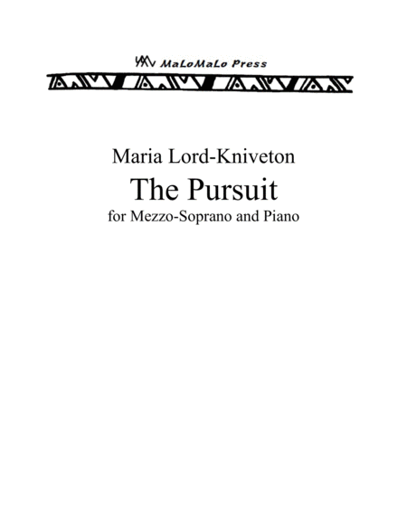 The Pursuit (mezzo-soprano version) image number null