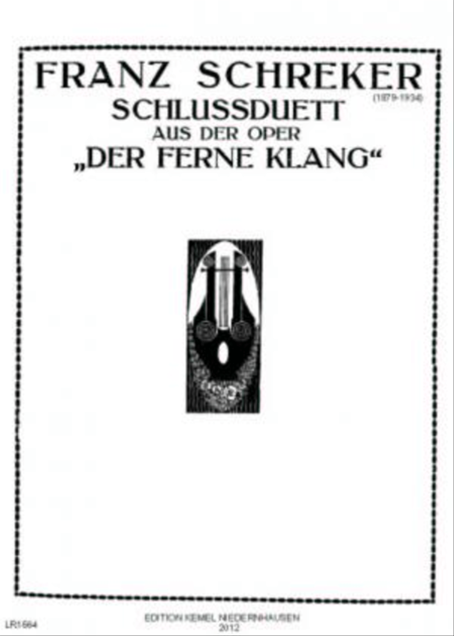 Schlussduett Tenor Voice scores gallery preview page 1