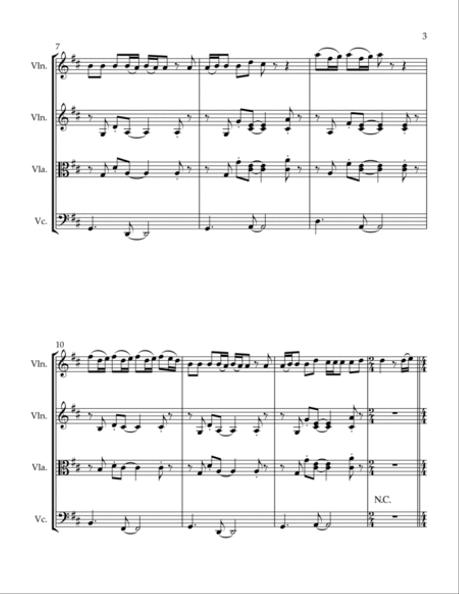 Memories String Trio scores gallery preview page 5