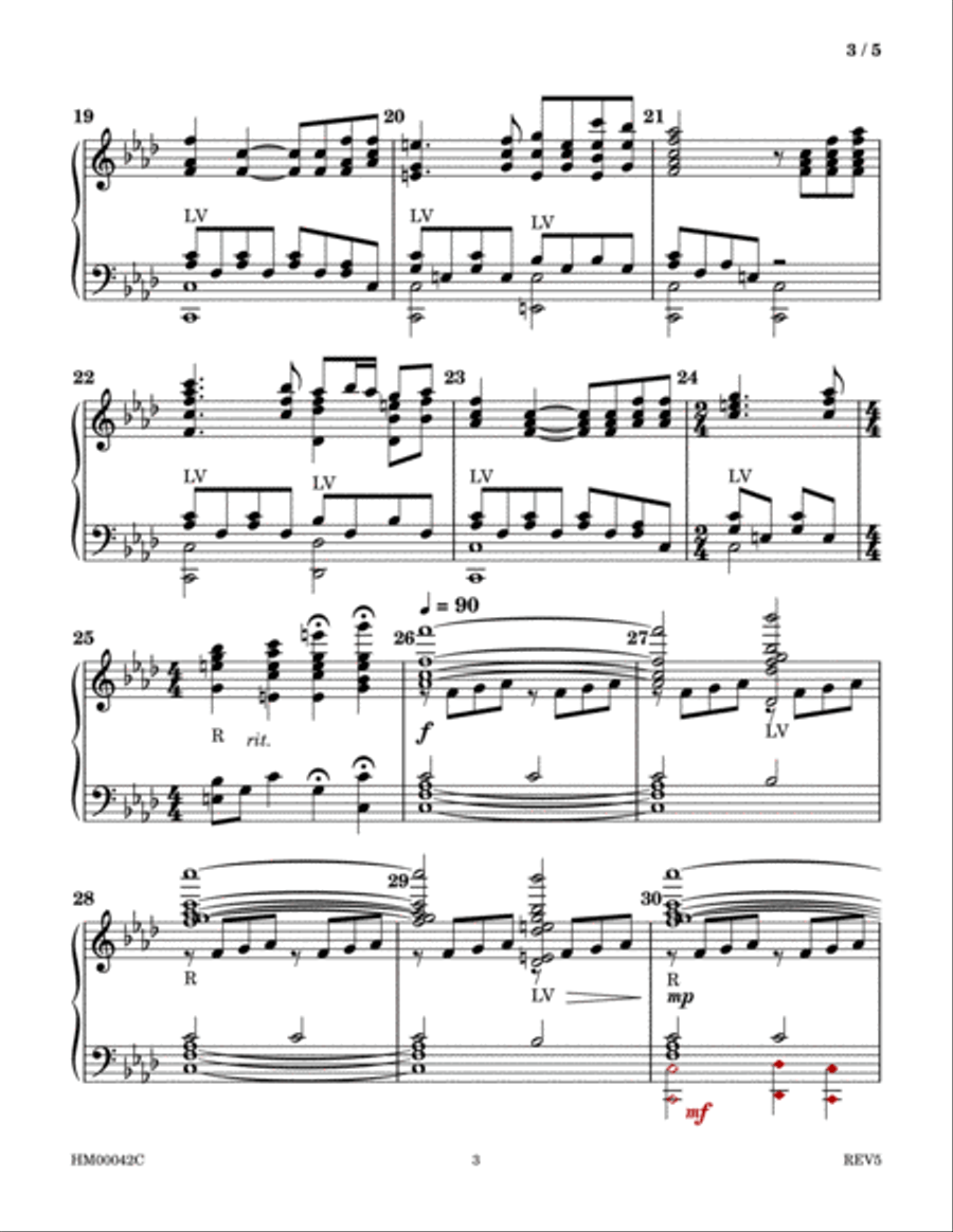 In the Shadow of Golgotha Handbell Choir scores gallery preview page 3