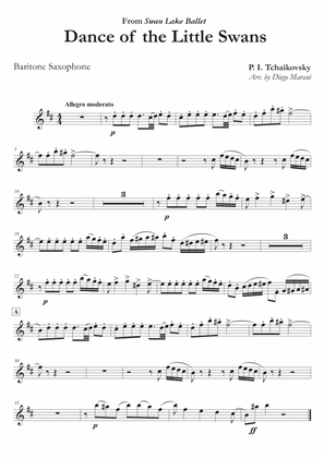 Dance of the Little Swans for Baritone Saxophone and Piano