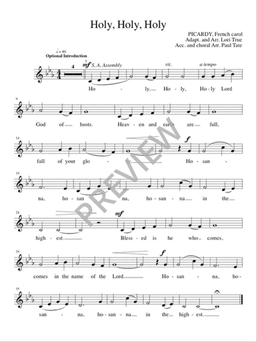Mass of Mercy - Presider edition Mass scores gallery preview page 3