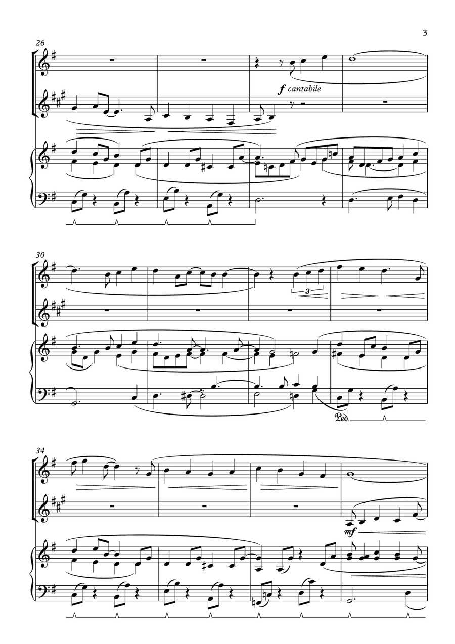 A Whole New World (from 'Aladdin') Woodwind Duet scores gallery preview page 3