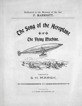 Book cover for The Song of the Aeroplane, or, The Flying Machine