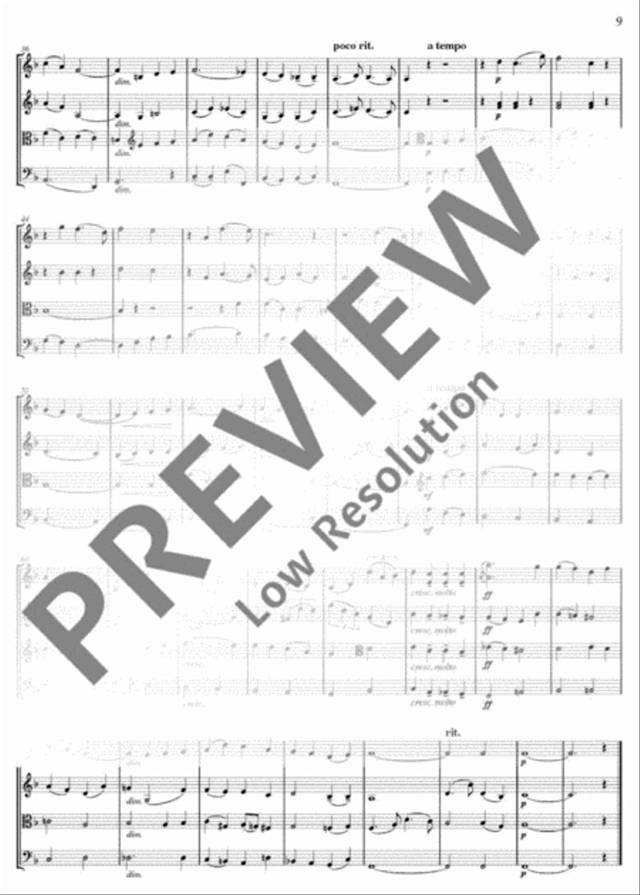 The Wild Rover String Quartet scores gallery preview page 10